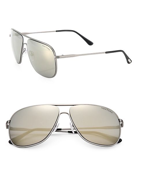 Tom Ford Eyewear - Dominic 60MM Navigator Sunglasses