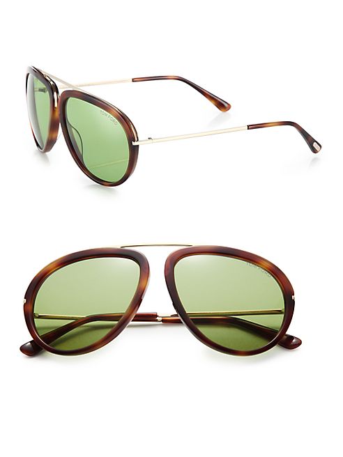 Tom Ford Eyewear - Stacy 57MM Round Sunglasses