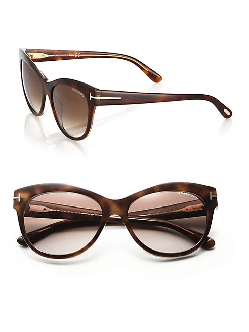 Tom Ford Eyewear - 56MM Acetate Cat Eye Sunglasses