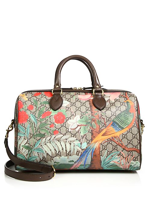 Gucci - Gucci Tian GG Supreme Top-Handle Boston Bag