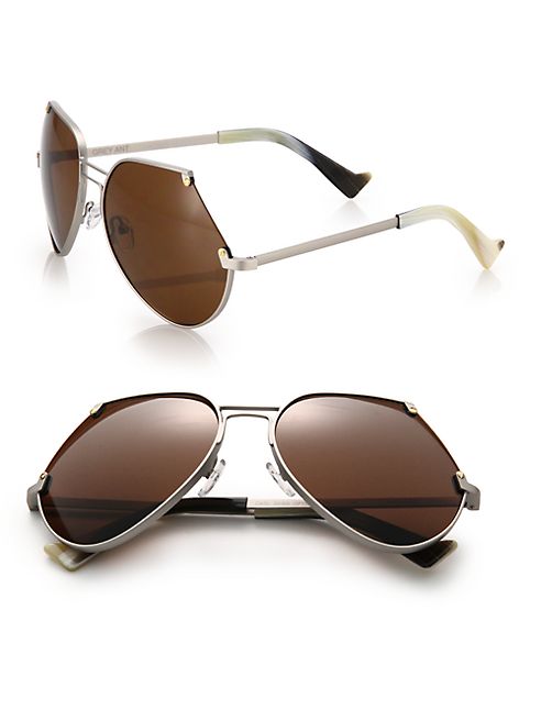 Grey Ant - Embassy 60MM Cutoff Sunglasses