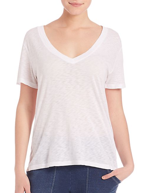 Splendid - Slub Jersey V-Neck Tee