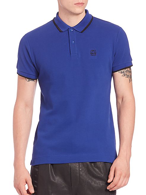 McQ Alexander McQueen - Contrast Trim Polo Shirt