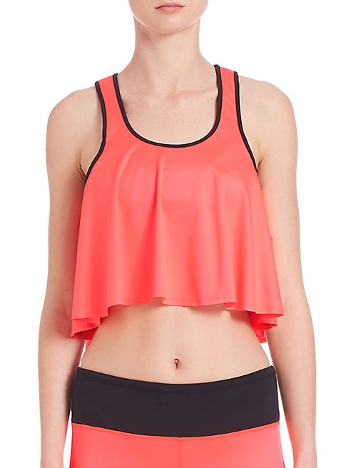 Rebecca Minkoff - Hi-Low Ruffle Tank Top