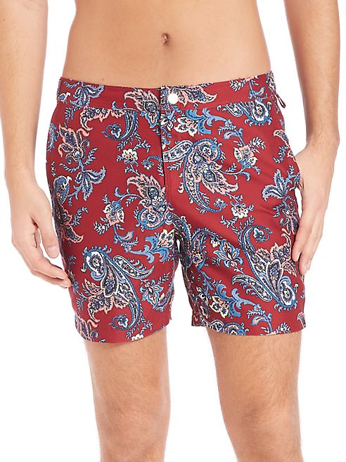 Original Penguin - Paisley Print Swim Shorts