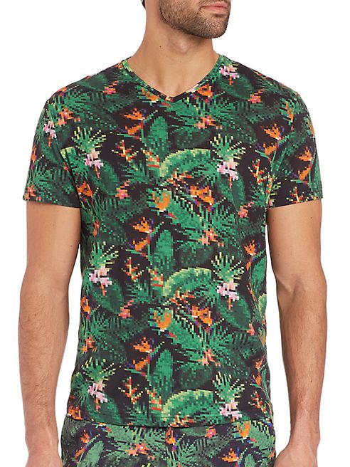 Vilebrequin - Leaf & Floral Print Tee