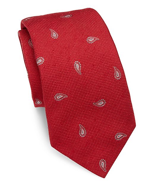 ISAIA - Paisley Print Tie