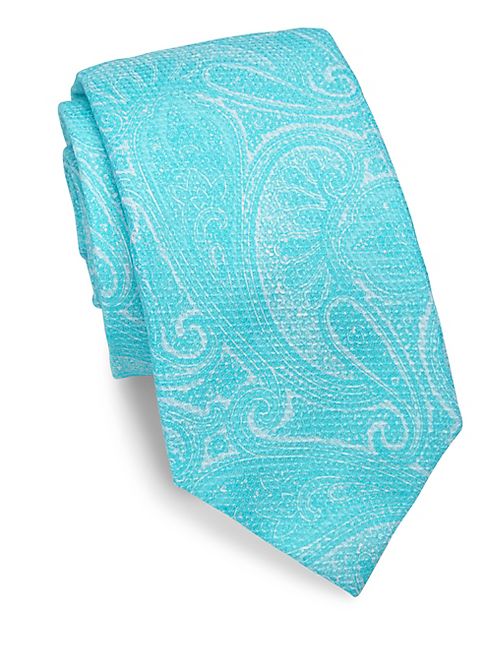 ISAIA - Paisley print Tie