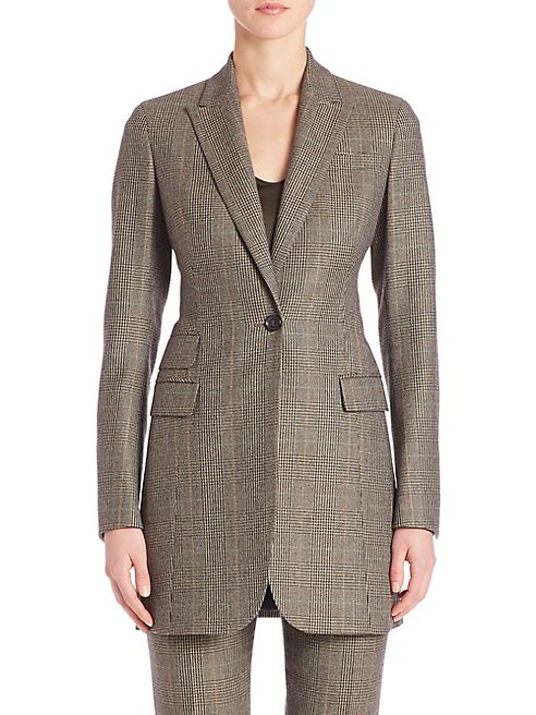 Akris - Falcon Wool & Cashmere Check Jacket