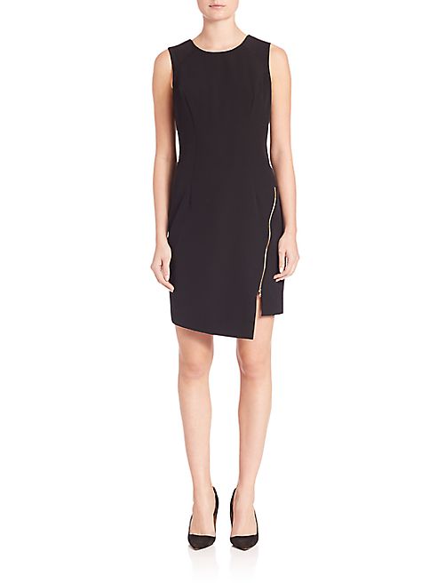 MILLY - Zipper Sheath Dress