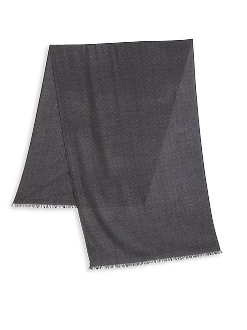 Salvatore Ferragamo - Ganda Tonal Printed Scarf