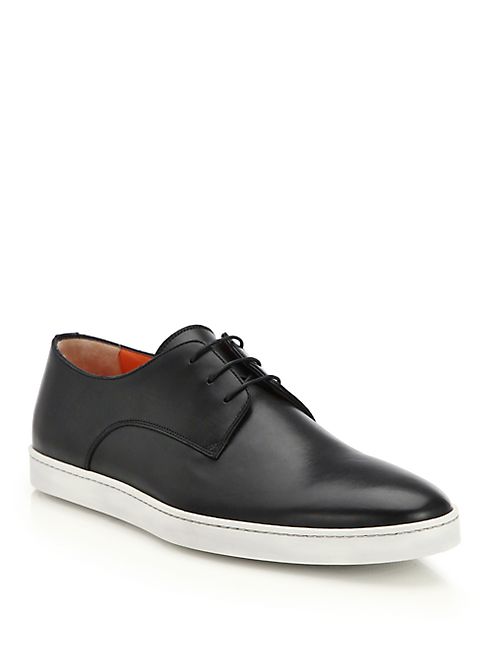 Santoni - Leather Derby Sneakers