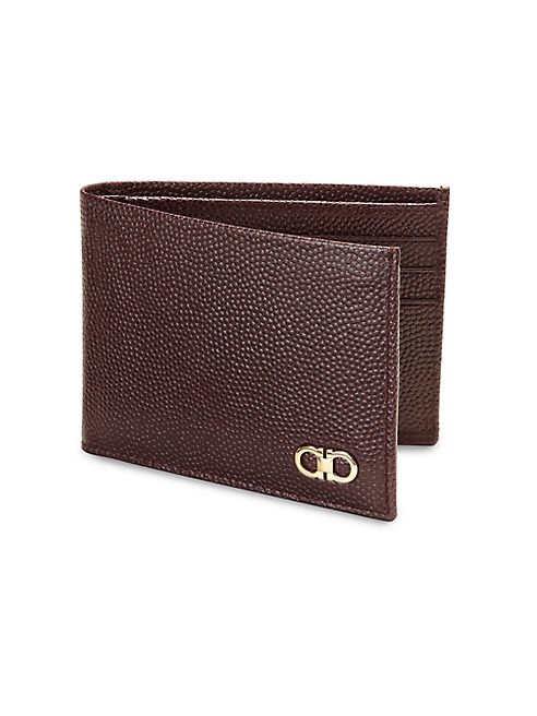 Salvatore Ferragamo - Ten-Forty One Pebbled   Bifold Wallet