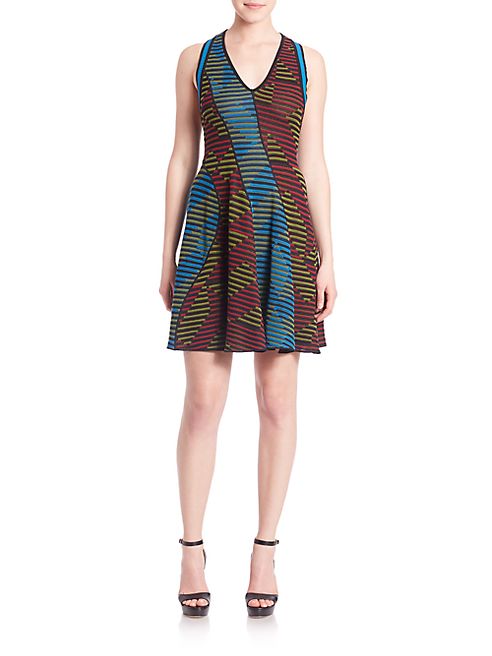 M Missoni - Geolong Stitch Racerback Dress