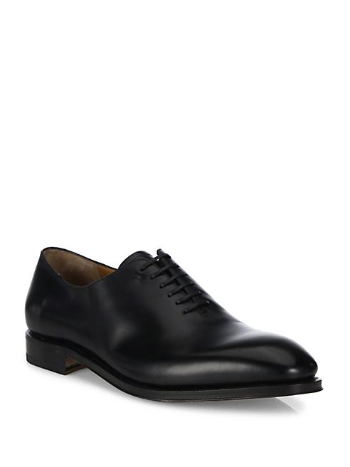 Salvatore Ferragamo - Leather Lace-Up Dress Shoes