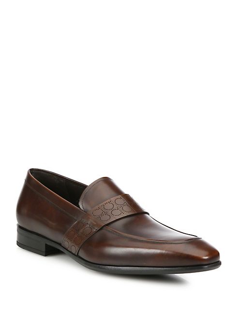 Salvatore Ferragamo - Goliath Perforated Loafers