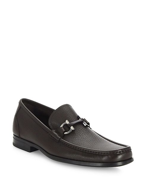 Salvatore Ferragamo - Grandioso Bit Leather Loafers