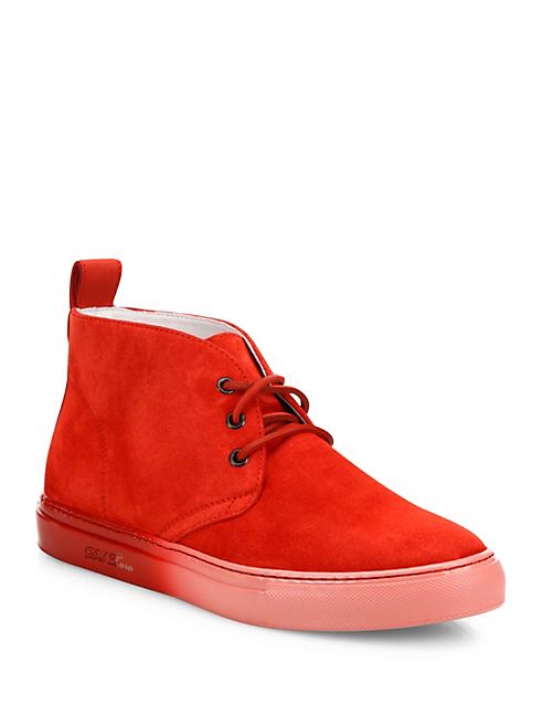 Del Toro - Faded Sole Suede Hi-Top Sneakers