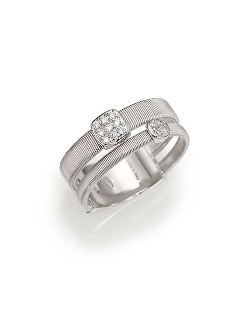 Marco Bicego - Masai Diamond & 18K White Gold Ring