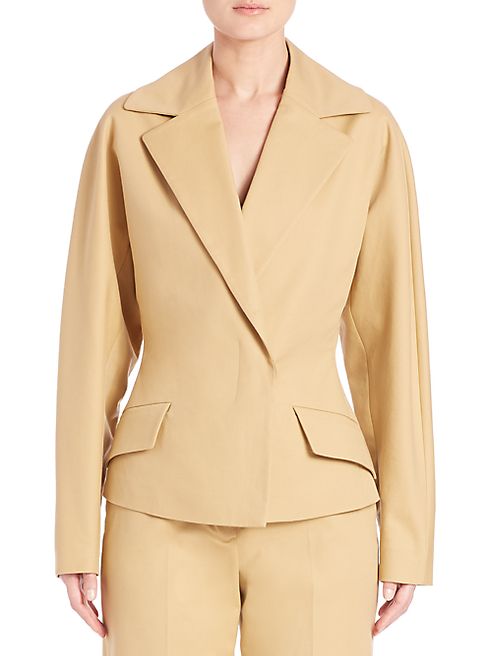 The Row - Lara Stretch-Cotton Jacket