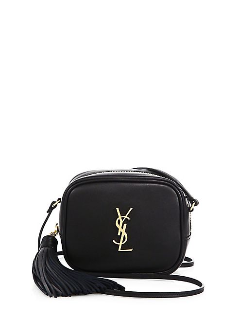 Saint Laurent - Leather Monogram Blogger Bag