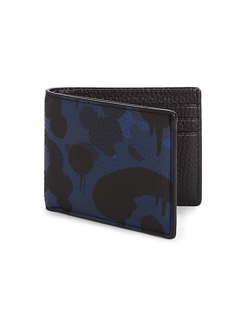 COACH 1941 - Paint Splattered Leather Bifold Wallet