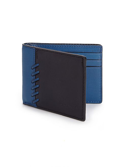 COACH - Two-Toned Bifold Leather Wallet