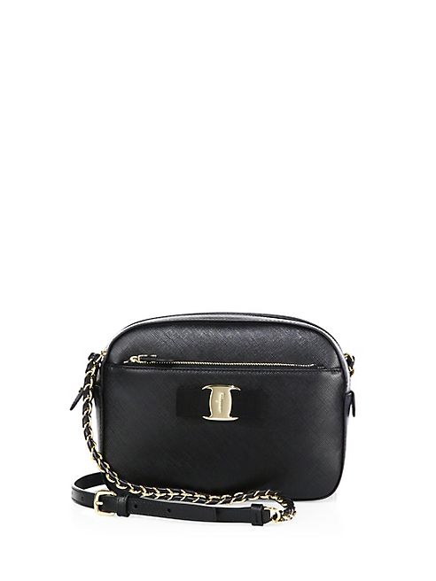 Salvatore Ferragamo - Lydia Saffiano Leather Crossbody