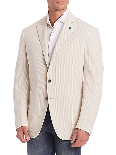 Eidos - Beta Cord Striped Blazer