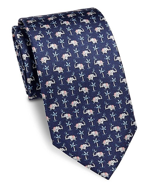 Salvatore Ferragamo - Elephant Silk Tie