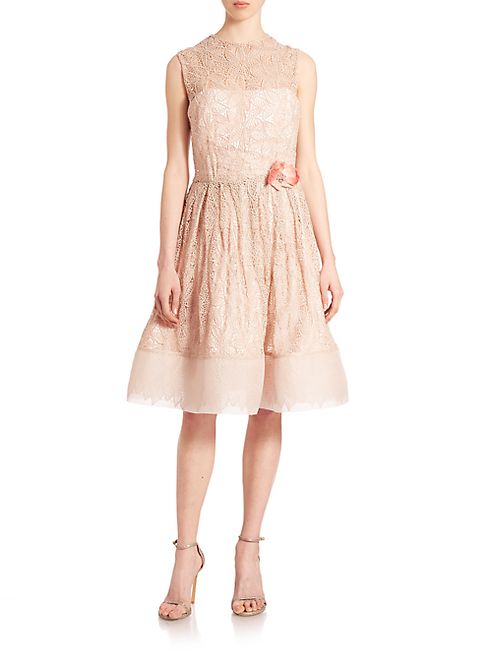 Randi Rahm - Gidgette Guipure Lace Dress