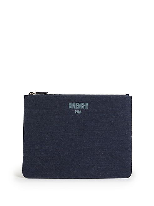 Givenchy - SLG Denim Zip Pouch