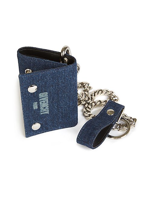 Givenchy - Denim Chain Trifold Wallet