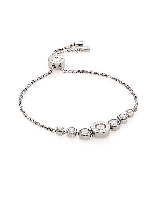 Michael Kors - Brilliance Logo Slide Bracelet/Silvertone