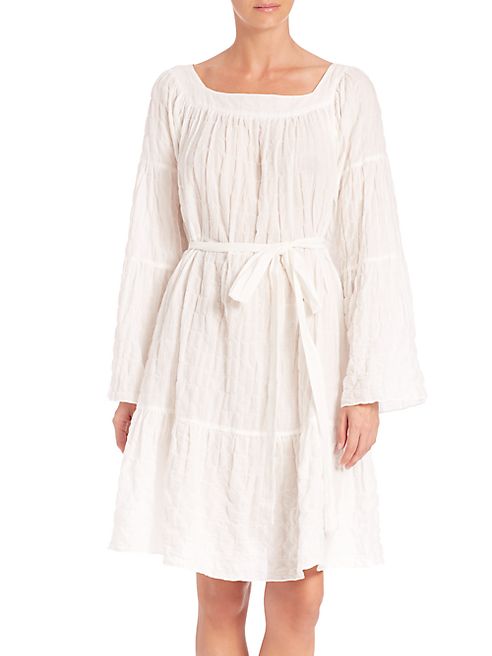 Lisa Marie Fernandez - Short Cotton Peasant Dress