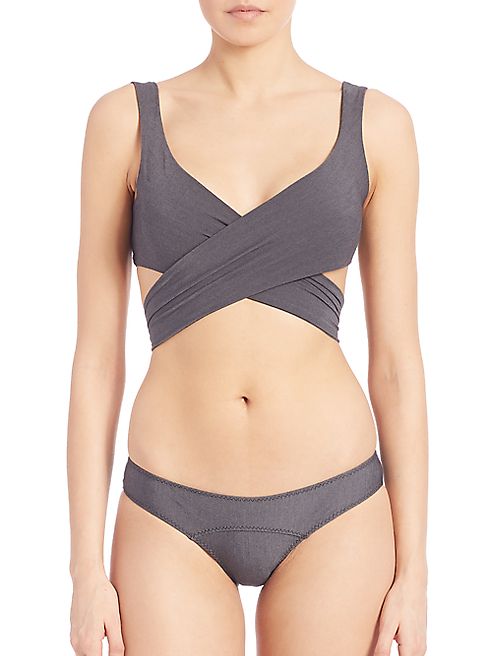 Lisa Marie Fernandez - Two-Piece Marie-Louise Denim Bikini