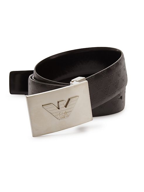 Emporio Armani - Logo Leather Belt