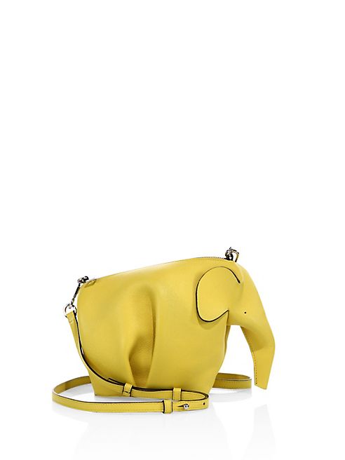 LOEWE - Mini Leather Elephant Crossbody Bag