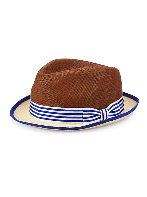 My Bob - Frayed Natural Straw Fedora