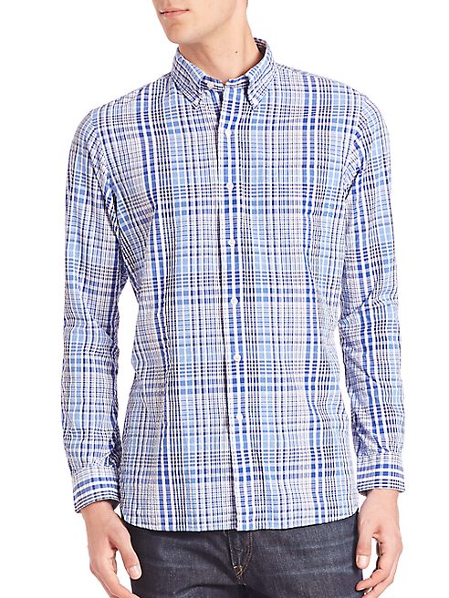 Polo Ralph Lauren - Plaid Seersucker Cotton Shirt