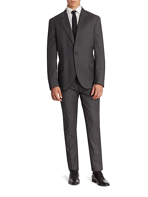 Brunello Cucinelli - Graph Checked Lana Wool Suit