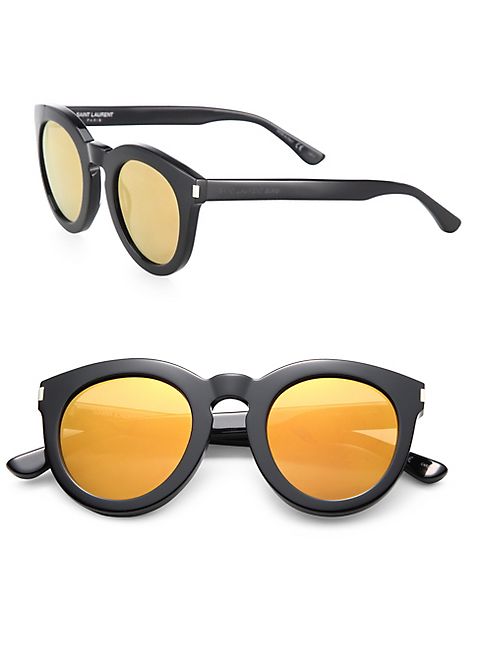 Saint Laurent - Surf 47MM Round Sunglasses