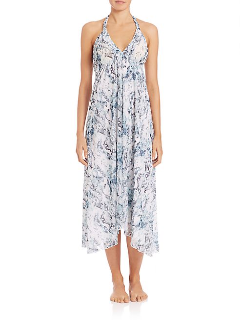 HEIDI KLEIN - Printed Cotton Handkerchief Dress