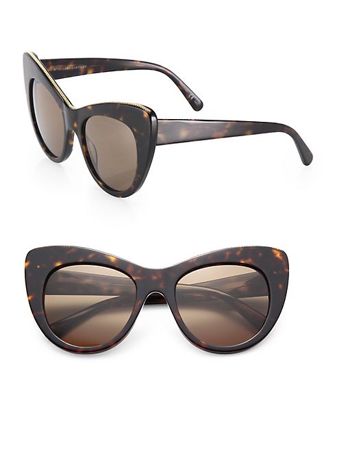 Stella McCartney - Falabella Chain 53MM Oversized Cat's-Eye Sunglasses