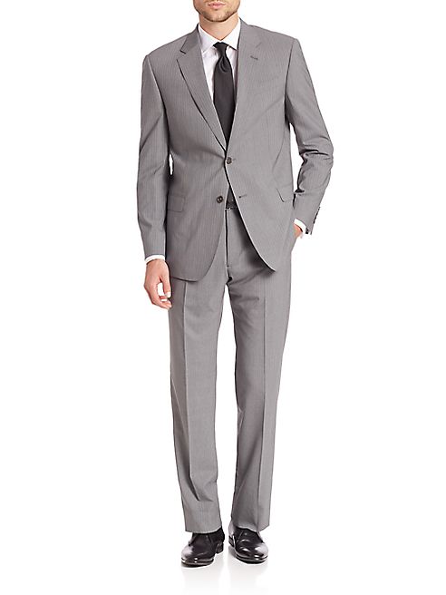 Armani Collezioni - Pinstriped Wool Suit