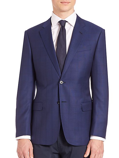 Armani Collezioni - Tonal Check Wool Sportcoat