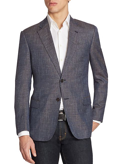 Armani Collezioni - Houndstooth Wool Sportcoat