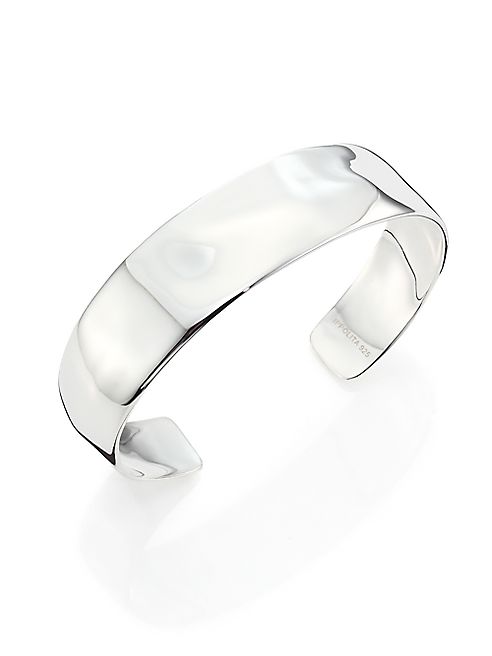 IPPOLITA - Glamazon Hammered Sterling Silver Cuff Bracelet