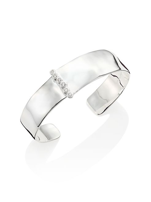 IPPOLITA - Glamazon Medium Diamond & Sterling Silver Cuff Bracelet