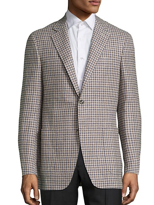 Canali - Checked Wool Blazer